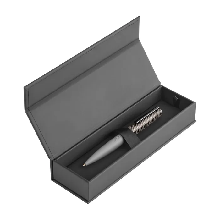 Hugo Boss Ballpoint Pen Illusion Arcade Grey & Gun