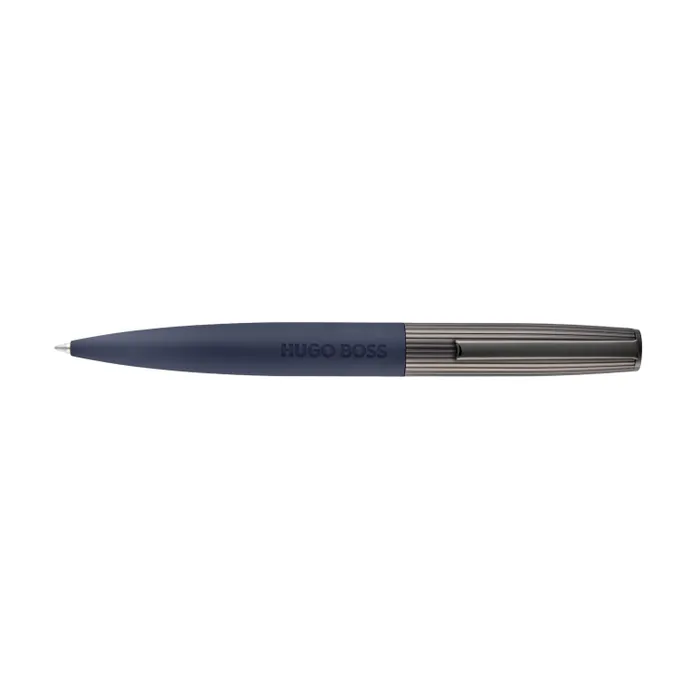 Hugo Boss Ballpoint Pen Illusion Arcade Navy & Gun