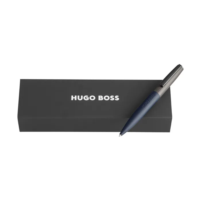 Hugo Boss Ballpoint Pen Illusion Arcade Navy & Gun