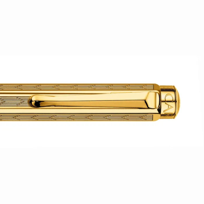 Caran d'Ache Ecridor Chevron Gilded Rollerball Pen Gold