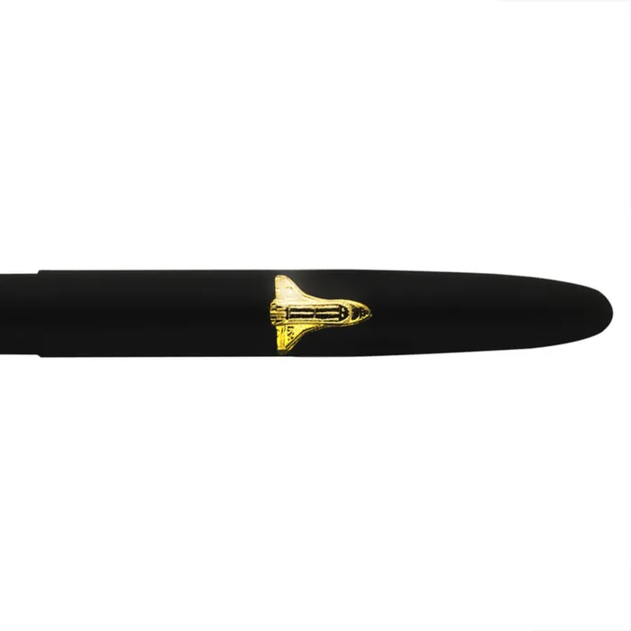 Fisher Space 600BSH Bullet Ballpoint Pen with Shuttle emblem without Clip Matte Black