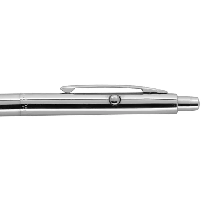 Fisher Space CH4 Shuttle Ballpoint pen with Click and release button mechanism Chrome