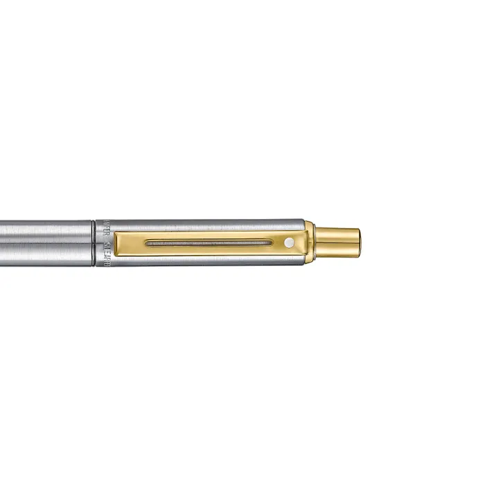 Sheaffer Sentinel 325 Brushed Chrome 0.7 mm Mechanical Pencil with Gold Tone Trim
