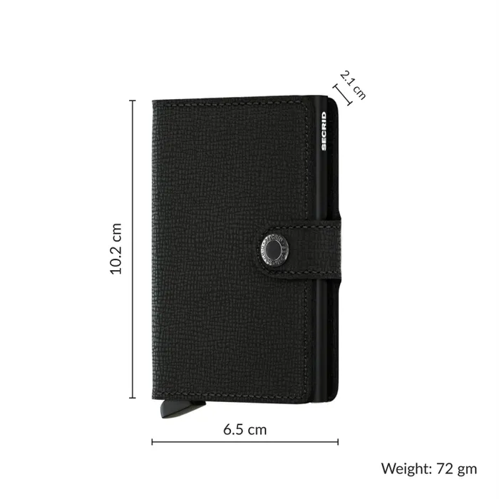 Secrid Miniwallet Crisple Black