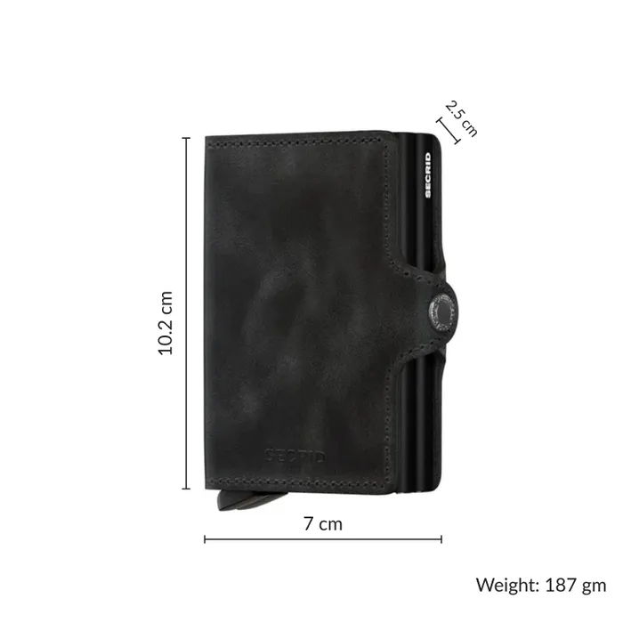 Secrid Twinwallet Vintage Black