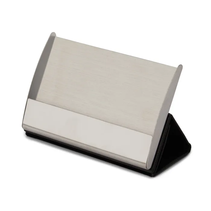 Sheaffer Gift Set 100 Ballpoint Pen with Business Card Holder  Brushed Chrome with Chrome Trims