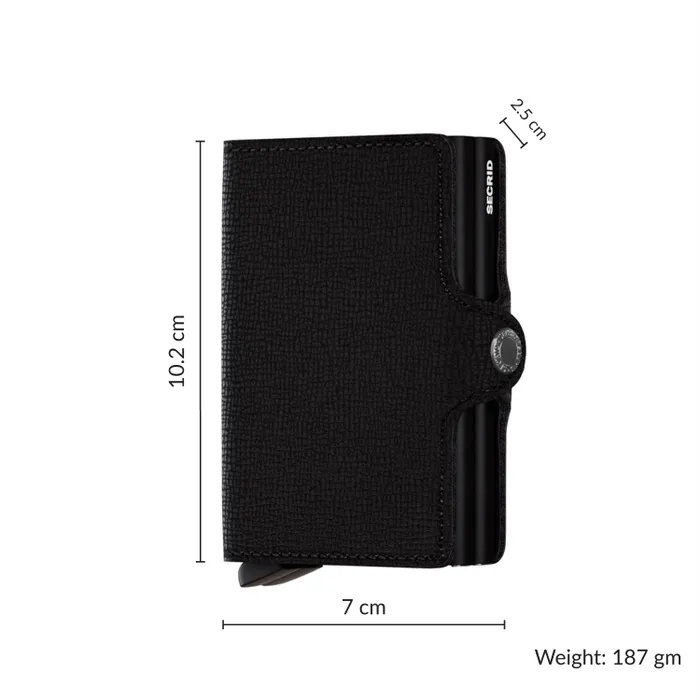 Secrid Twinwallet Crisple Black