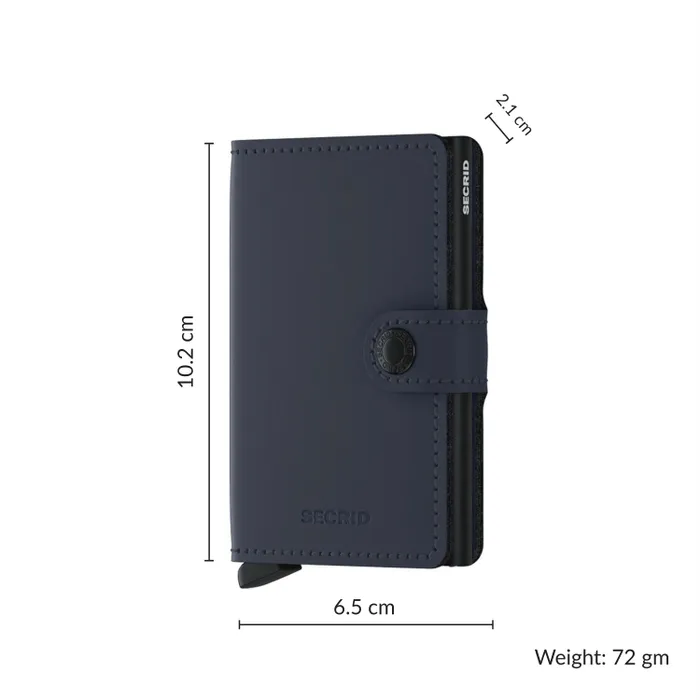 Secrid Miniwallet Matte Night Blue