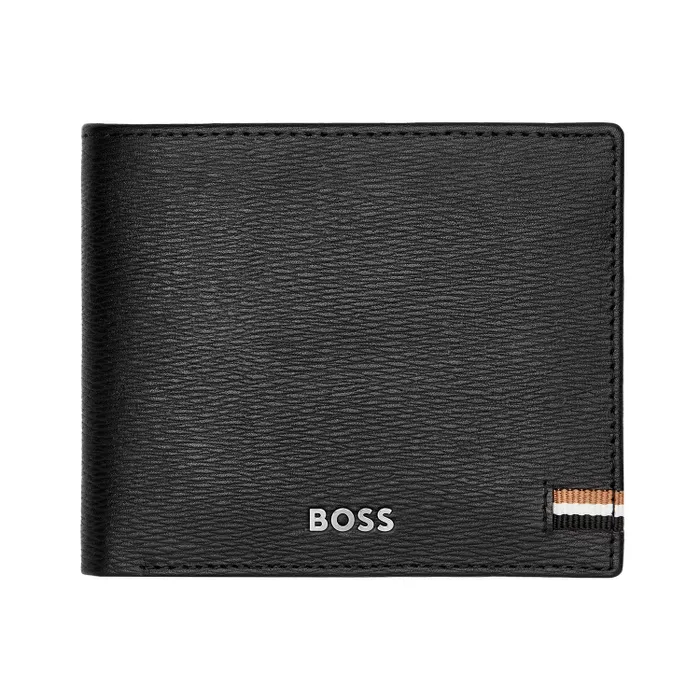 Hugo Boss Gift Set Ballpoint Pen with Wallet - Black