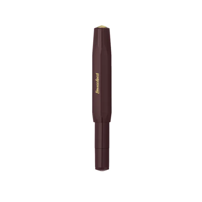 Kaweco Classic Sport Fountain Pen Bordeaux with Gold Trims - Medium