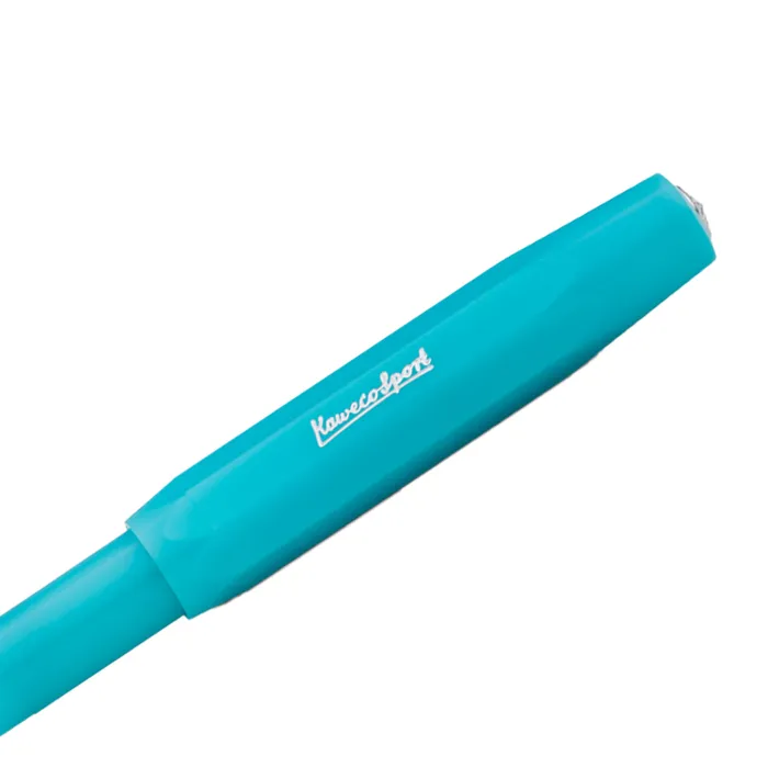 Kaweco Frosted Sport Fountain Pen Light Blueberry with Silver Trims- Medium