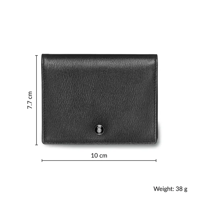 Lapis Bard Belgravia Business Card Holder with RFID Black