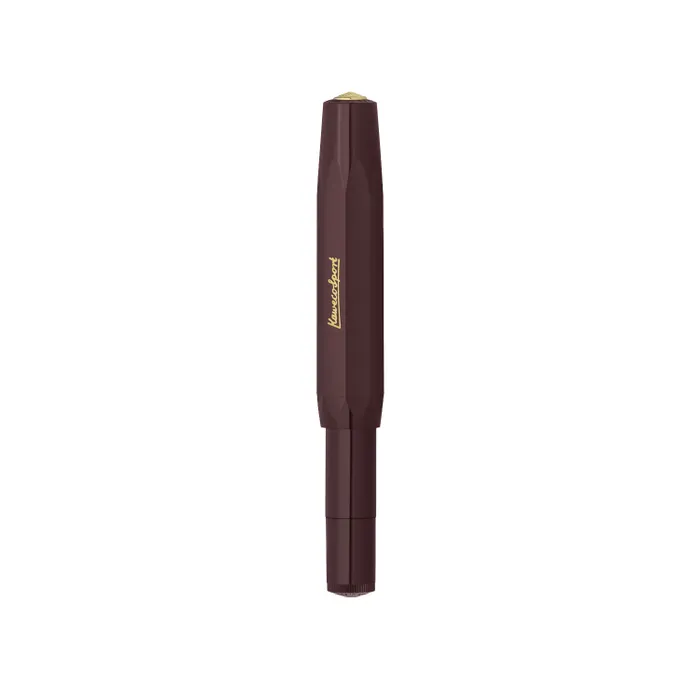 Kaweco Classic Sport Fountain Pen Bordeaux with Gold Trims - Fine