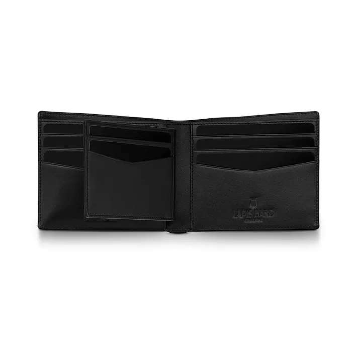 Lapis Bard Mayfair Bifold Wallet with Removable Insert - Black