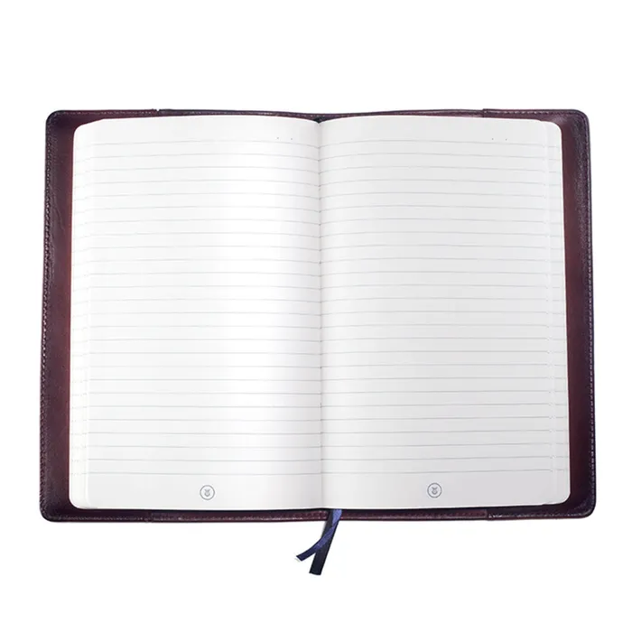 Lapis Bard A5 Leather Notebook Jacket - Cognac