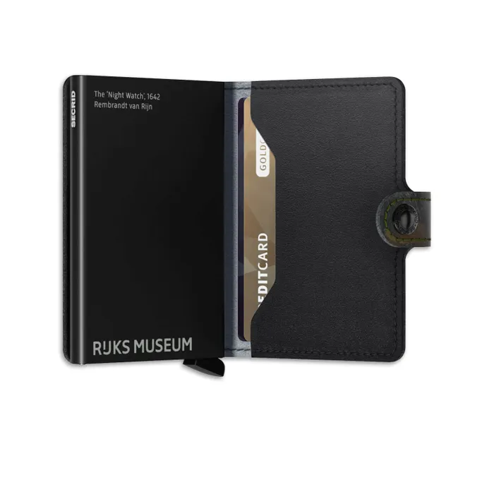 Secrid Art Night Watch Miniwallet - Black