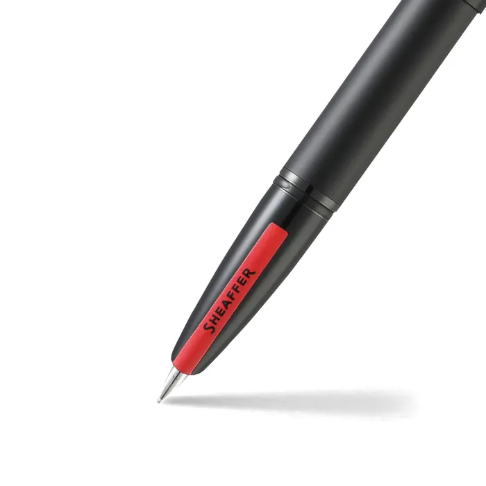 Sheaffer 9108 Icon Fountain Pen (Fine) - Matte Black with Glossy Black PVD Trim