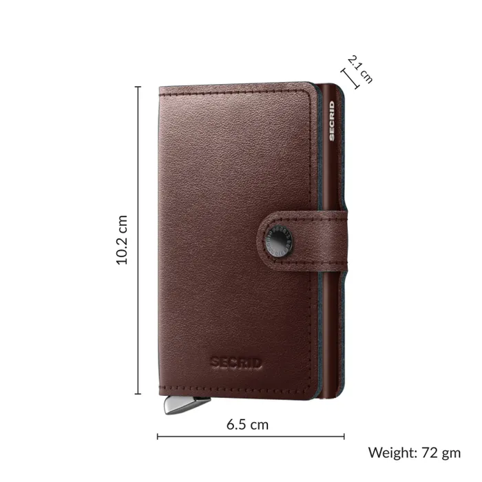 Secrid Dusk Miniwallet - Dark Brown