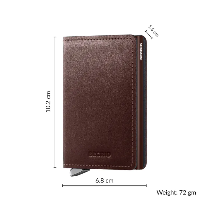Secrid Dusk Slimwallet - Dark Brown