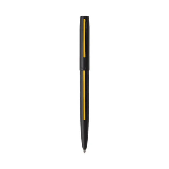 Fisher Space Non-Reflective Cap-O-Matic Dispatcher Ballpoint Pen - Matte Black And Gold