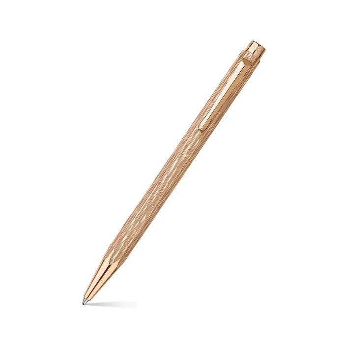 Caran d'Ache Ecridor Venetian Set Ballpoint Pen and Leather Case - Rose Gold