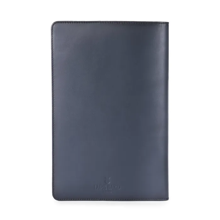 Lapis Bard Ducorium A5 Leather Notebook Jacket - Navy Blue