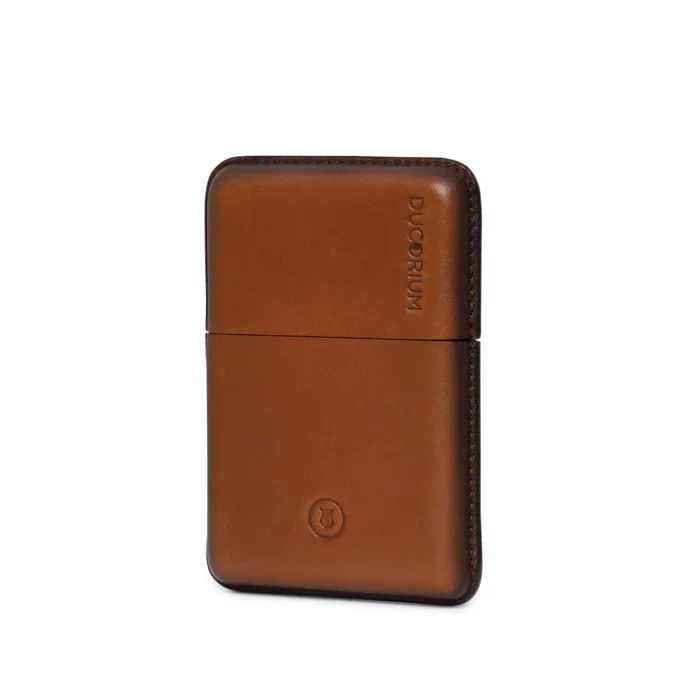 Lapis Bard Ducorium Cognac Moulded Card Case