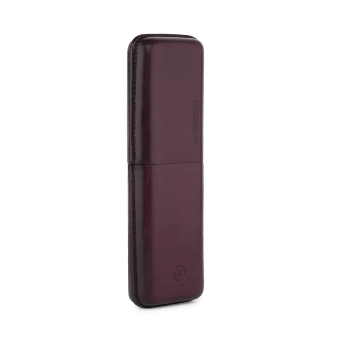 Lapis Bard Ducorium Moulded Pen Case - Bordeaux