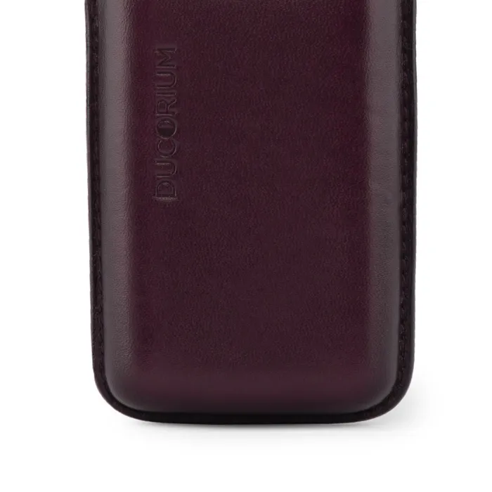 Lapis Bard Ducorium Moulded Pen Case - Bordeaux