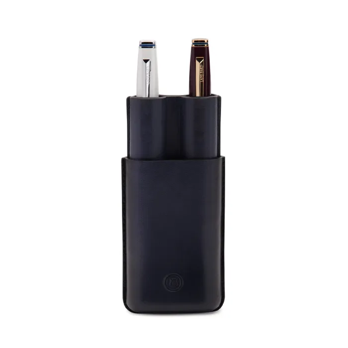 Lapis Bard Ducorium Moulded Pen Case - Navy