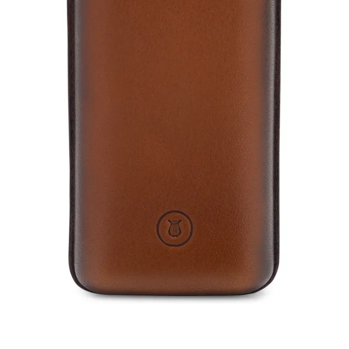 Lapis Bard Ducorium Moulded Pen Case - Cognac