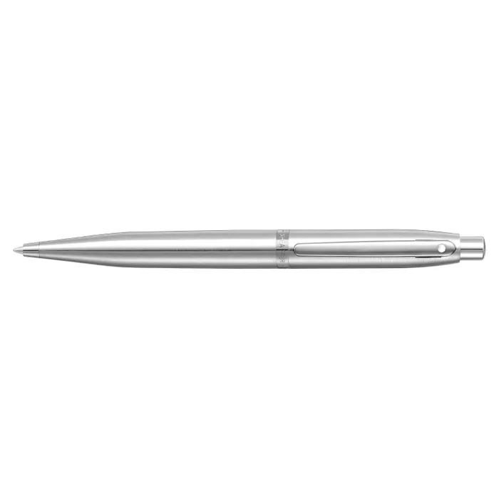 Sheaffer VFM 9426 Brushed Chrome Ballpoint Pen With Chrome Trim