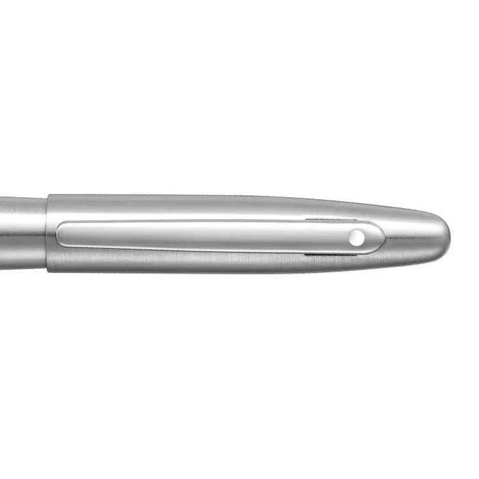 Sheaffer VFM 9426 Brushed Chrome Fountain Pen With Chrome Trim - Medium