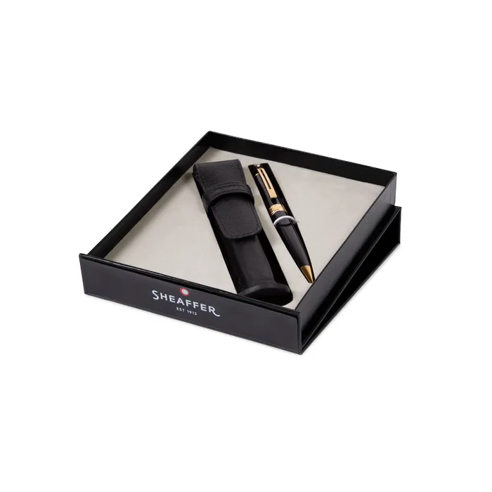 Sheaffer Gift Set Glossy Black 300 9325 Ballpoint Pen With