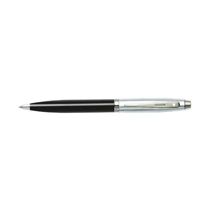Sheaffer Gift Set 100 9313 Ballpoint Pen with Medium Notebook Glossy Black Barrel and Chrome Cap with Chrome Trims