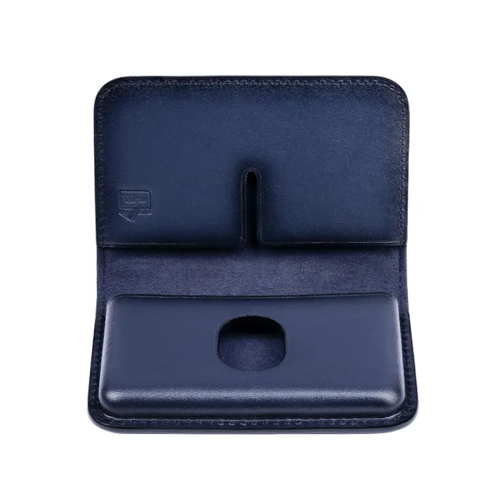 Lapis Bard Ducorium Navy Moulded Credit Card Case