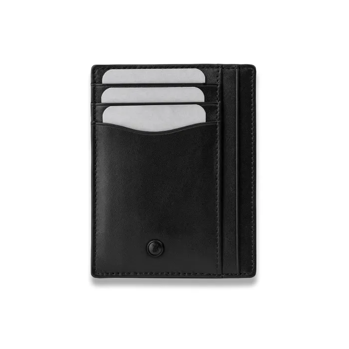 Lapis Bard Carbon Black Credit Card Holder- Black