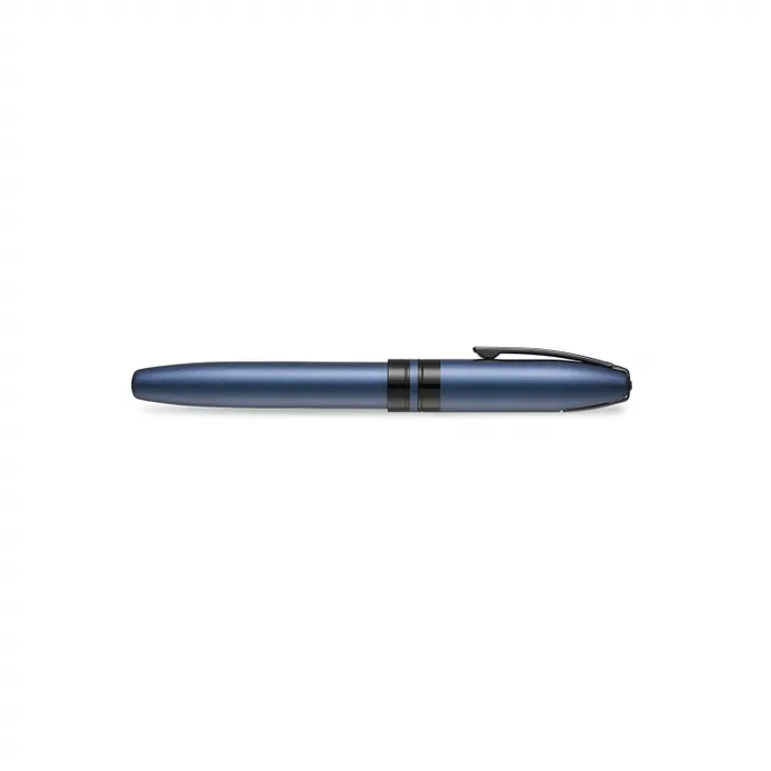 Sheaffer ICON 9110 Metalic Blue Rollerball Pen With Gloss Black PVD Trim