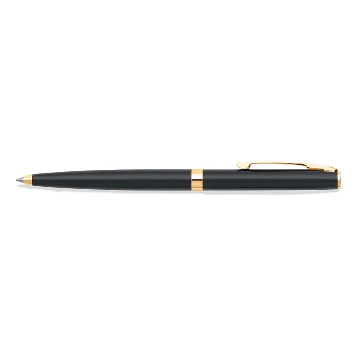 Sheaffer SAGARIS 9471 Gloss Black Ballpoint Pen With Gold Tone  trim