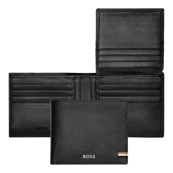 Boss Wallet With Flap Iconic Black