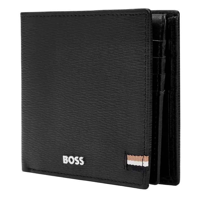 Boss Wallet With Flap Iconic Black