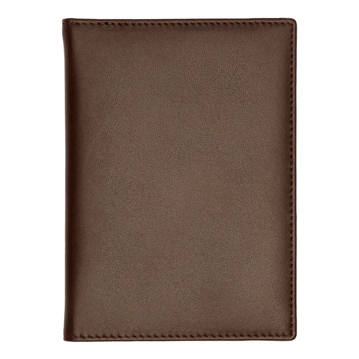 Boss Passport Holder Classic Smooth Brown