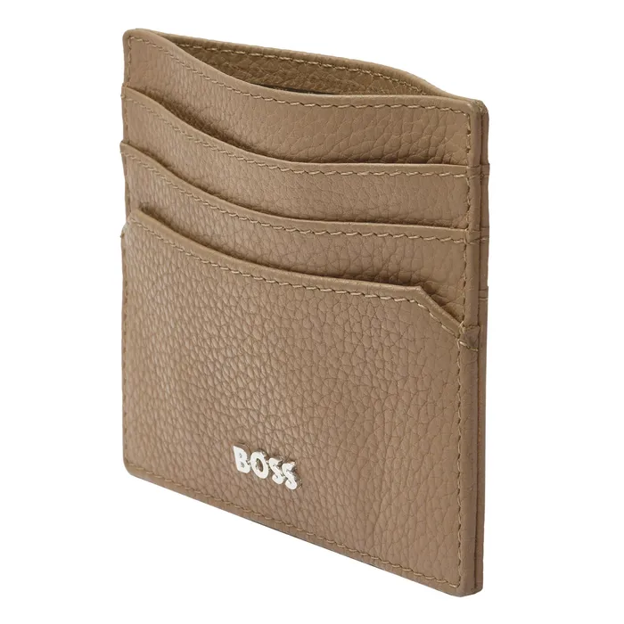 Hugo Boss Card Holder Classic Grained Camel