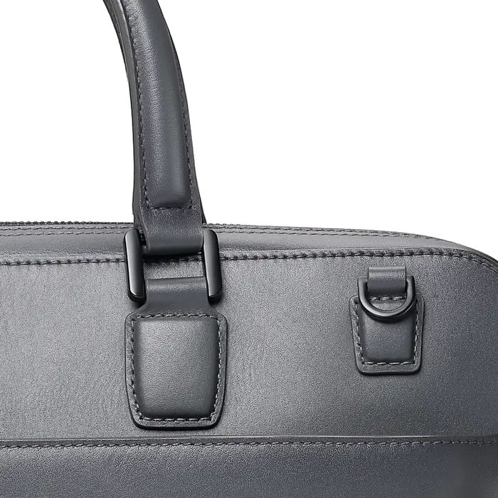 Lapis Bard Ducorium Leather Spencer 15-inch Laptop Business Bag - Graphite