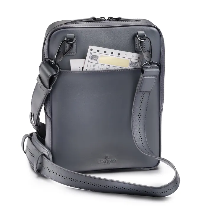 Lapis Bard Ducorium Kent Crossbody Travel Bag - Graphite