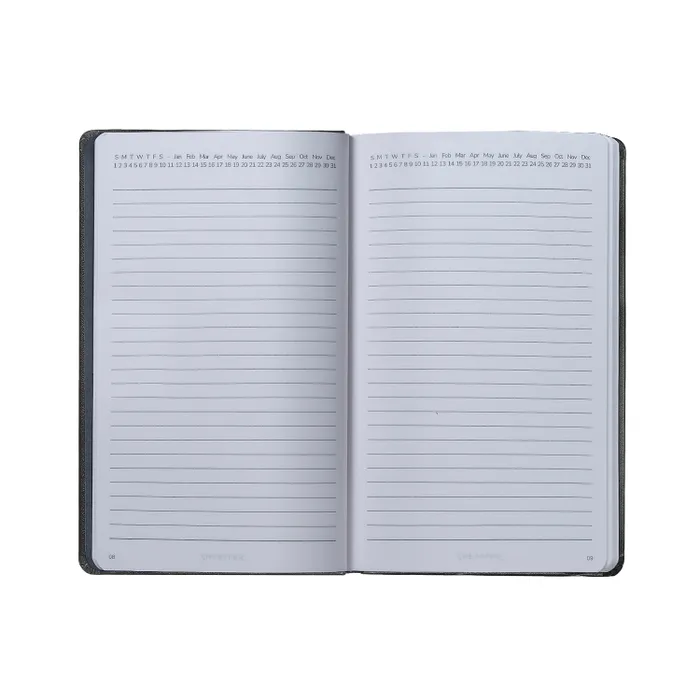 Sheaffer Medium Journal 90 GSM Ink Friendly Ruled with Eco-Friendly Cover - Black