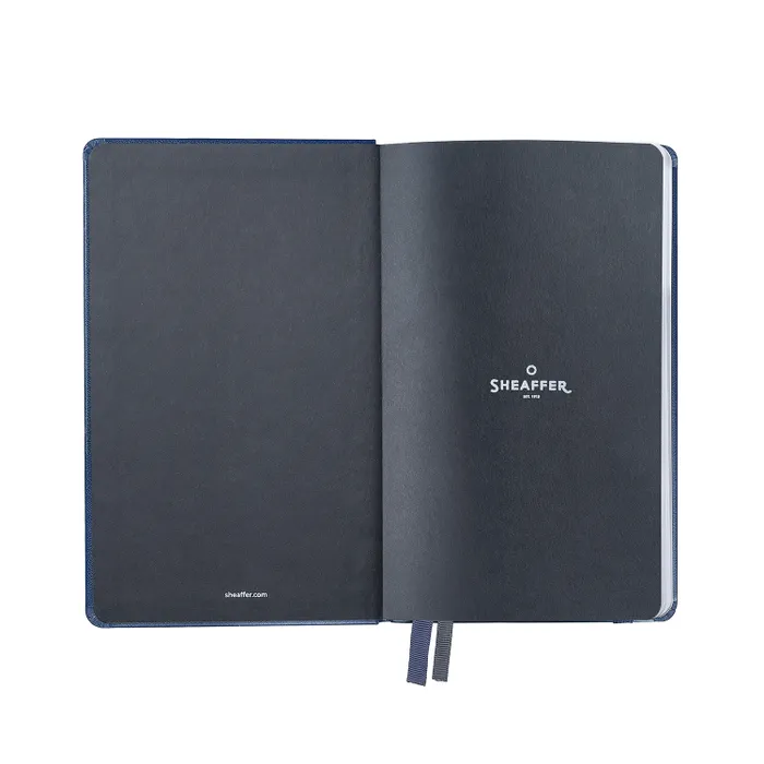 Sheaffer Medium Journal 90 GSM Ink Friendly Ruled with Eco-Friendly Cover - Navy