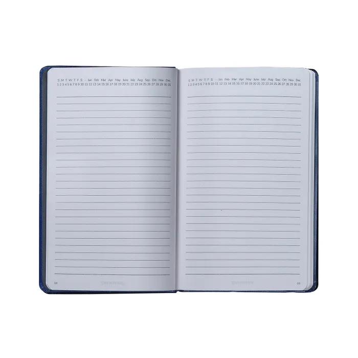 Sheaffer Medium Journal 90 GSM Ink Friendly Ruled with Eco-Friendly Cover - Navy