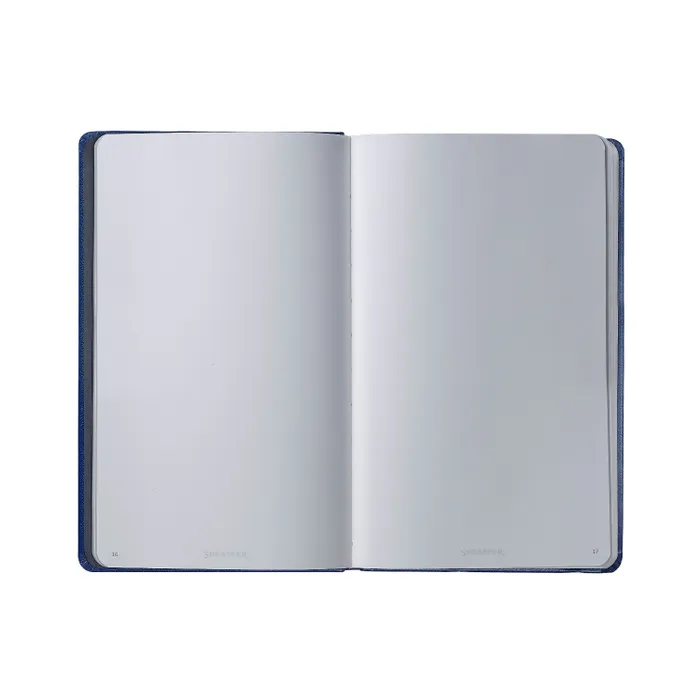 Sheaffer Medium Journal 90 GSM Ink Friendly Plain with Eco-Friendly Cover - Navy