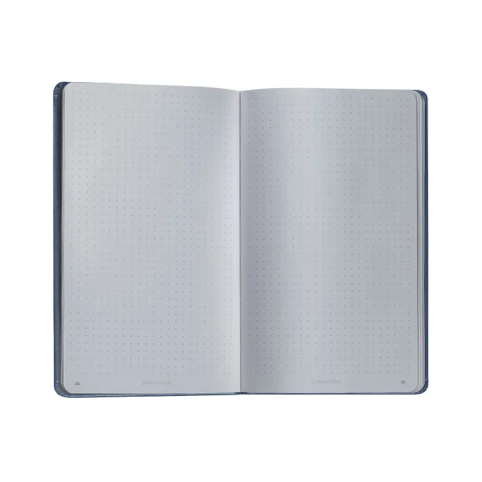 Sheaffer Medium Journal 90 GSM Ink Friendly Dot Grid with Eco-Friendly Cover - Navy